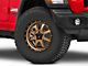 KMC Chase Matte Bronze with Black Lip Wheel; 17x9 (18-24 Jeep Wrangler JL)