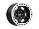 KMC Hex Beadlock Satin Black Wheel; 17x9 (18-24 Jeep Wrangler JL)