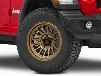 KMC Impact Ol Matte Bronze Wheel; 17x9; -12mm Offset (18-24 Jeep Wrangler JL)