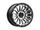 KMC Impact Satin Black Machined Wheel; 18x9 (18-24 Jeep Wrangler JL)