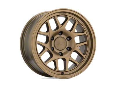 KMC Bully OL Matte Bronze Wheel; 16x8; 0mm Offset (07-18 Jeep Wrangler JK)