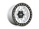 KMC GRS Machined with Satin Black Lip Wheel; 20x9 (07-18 Jeep Wrangler JK)