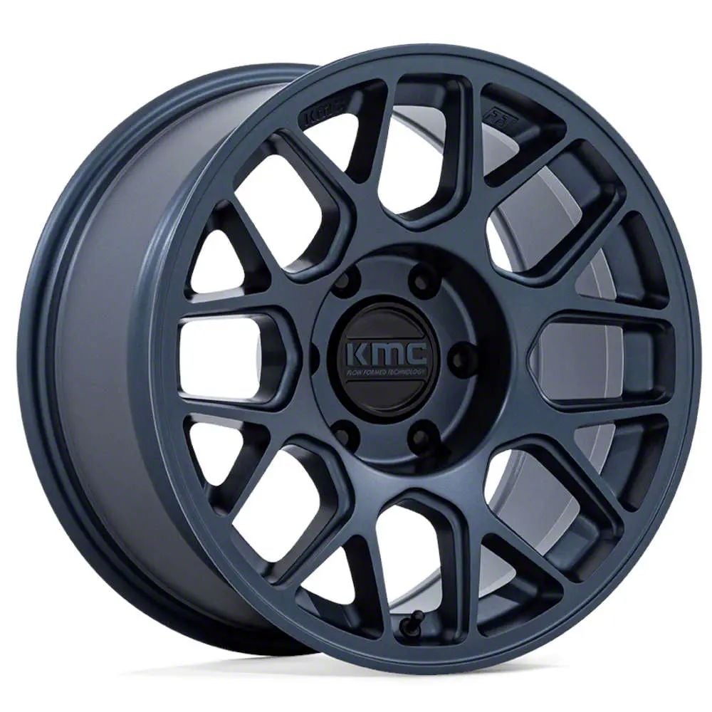 KMC Jeep Wrangler Hatchet Metallic Blue Wheel; 17x8.5 KM730LX17855025 ...