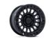 KMC IMS Matte Black with Gloss Black Lip Wheel; 17x8.5 (07-18 Jeep Wrangler JK)