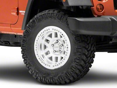 KMC Machete Crawl Machined Wheel; 17x9 (07-18 Jeep Wrangler JK)