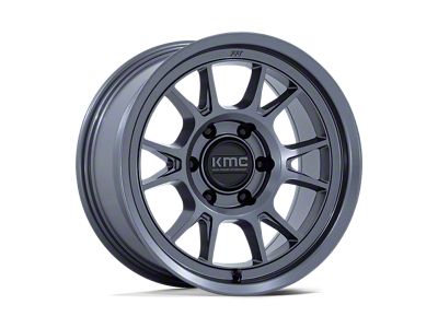 KMC Range Matte Anthracite Wheel; 17x8.5 (07-18 Jeep Wrangler JK)