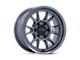 KMC Range Matte Anthracite Wheel; 17x8.5 (07-18 Jeep Wrangler JK)