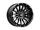 KMC Signal Satin Black with Gray Tint Wheel; 17x9 (07-18 Jeep Wrangler JK)