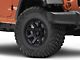 KMC Trail Satin Black Wheel; 17x9 (07-18 Jeep Wrangler JK)