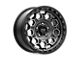 KMC Trek Satin Black with Gray Tint Wheel; 17x9 (07-18 Jeep Wrangler JK)