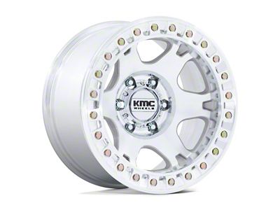 KMC VI Beadlock Machined Wheel; 20x10 (07-18 Jeep Wrangler JK)