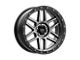 KMC Mesa Satin Black with Gray Tint Wheel; 17x9 (18-24 Jeep Wrangler JL)