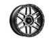 KMC Mesa Satin Black with Gray Tint Wheel; 17x9 (18-24 Jeep Wrangler JL)