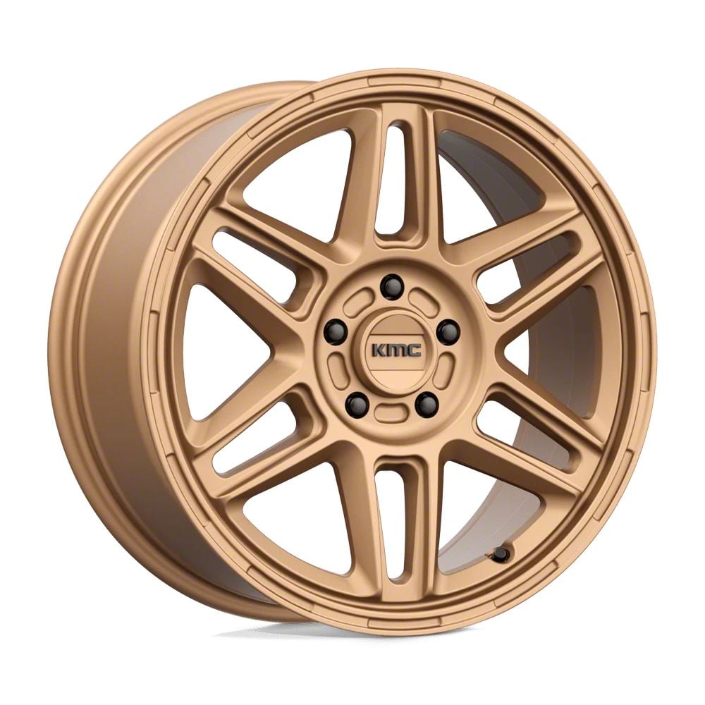 KMC Jeep Wrangler Nomad Matte Bronze Wheel; 18x8; 38mm Offset ...