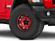 KMC Tank Beadlock Candy Red Wheel; 17x9 (18-24 Jeep Wrangler JL)