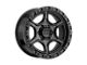 KMC Portal Satin Black Wheel; 17x8.5 (20-24 Jeep Gladiator JT)