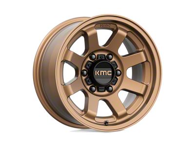 KMC Trail Matte Bronze Wheel; 17x8.5; 0mm Offset (20-24 Jeep Gladiator JT)