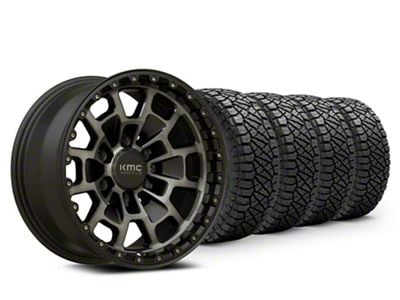 17x8.5 KMC Summit & 33in NITTO All-Terrain Ridge Grappler A/T Tire Package (16-23 Tacoma)