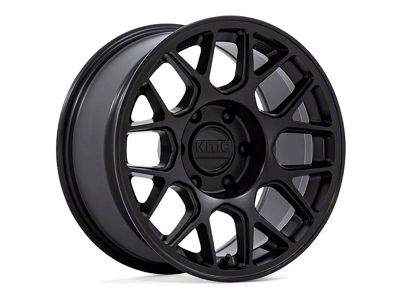 KMC Hatchet Matte Black 6-Lug Wheel; 17x8.5; 25mm Offset (16-23 Tacoma)