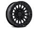 KMC IMS Matte Black with Gloss Black Lip 6-Lug Wheel; 17x8.5; -10mm Offset (16-23 Tacoma)