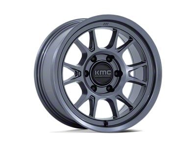 KMC Range Matte Anthracite 6-Lug Wheel; 17x8.5; -10mm Offset (16-23 Tacoma)
