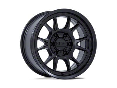 KMC Range Matte Black 6-Lug Wheel; 17x8.5; -10mm Offset (16-23 Tacoma)