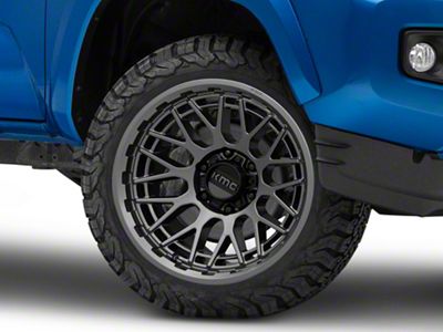 KMC Technic Anthracite 6-Lug Wheel; 20x9; 0mm Offset (16-23 Tacoma)