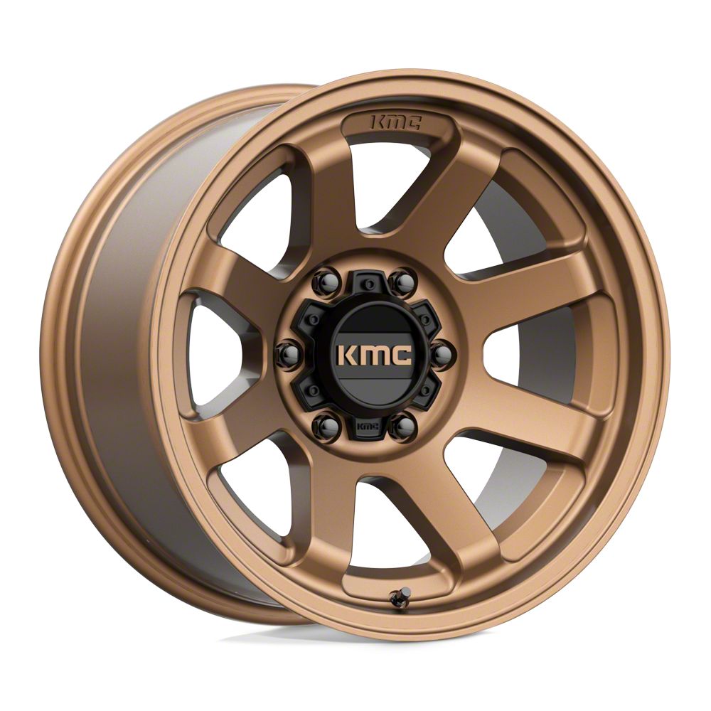 KMC Tacoma Trail Matte Bronze 6-Lug Wheel; 17x9; -12mm Offset ...