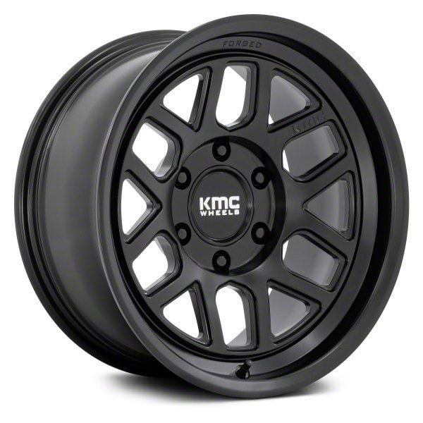 Kmc Titan Mesa Forged Monoblock Satin Black Lug Wheel X Mm Offset Km Mx