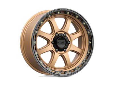 KMC Chase Matte Bronze with Black Lip 6-Lug Wheel; 20x9; 18mm Offset (16-24 Titan XD)