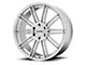 KMC Channel Brushed Silver 6-Lug Wheel; 20x9; 30mm Offset (22-24 Tundra)