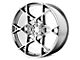 KMC Crosshair Chrome 6-Lug Wheel; 22x9; 35mm Offset (22-24 Tundra)