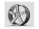 KMC Duece Satin Gray Milled 6-Lug Wheel; 20x8.5; 35mm Offset (22-24 Tundra)
