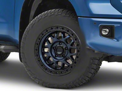 KMC GRS Midnight Blue with Gloss Black Lip 5-Lug Wheel; 18x8.5; 0mm Offset (14-21 Tundra)