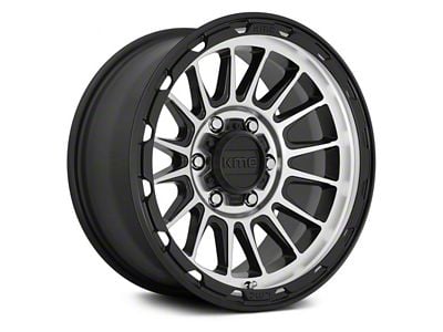 KMC Impact Satin Black Machined 6-Lug Wheel; 18x9; 18mm Offset (22-24 Tundra)