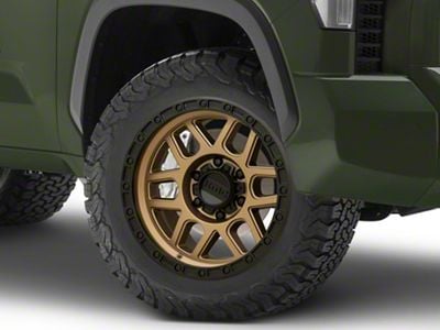 KMC Mesa Matte Bronze with Black Lip 6-Lug Wheel; 20x9; 0mm Offset (22-24 Tundra)