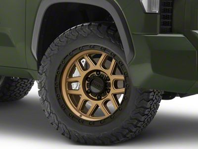 KMC Mesa Matte Bronze with Black Lip 6-Lug Wheel; 20x9; 18mm Offset (22-24 Tundra)