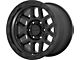 KMC Mesa Satin Black with Gloss Black Lip 5-Lug Wheel; 18x9; 25mm Offset (14-21 Tundra)