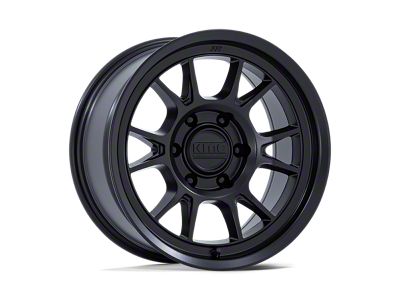 KMC Range Matte Black 5-Lug Wheel; 17x8.5; 0mm Offset (14-21 Tundra)