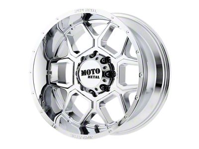 KMC Takedown Satin Black with Chrome Inserts 6-Lug Wheel; 24x9.5; 30mm Offset (22-24 Tundra)