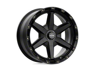 KMC Tempo Satin Black 6-Lug Wheel; 20x9; 18mm Offset (22-24 Tundra)