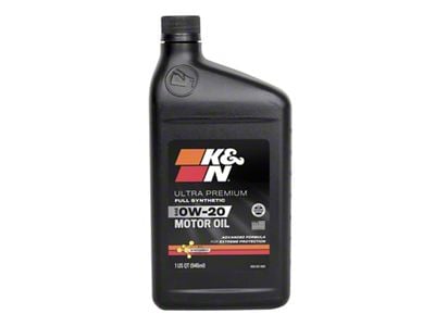 K&N 0W-20 Synthetic Motor Oil; Quart