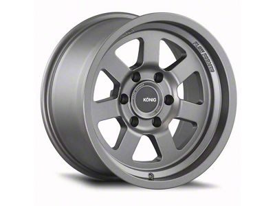 Konig HT2 Gloss Anthracite 6-Lug Wheel; 18x9; 0mm Offset (04-15 Titan)