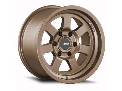 Konig HT2 Satin Bronze 6-Lug Wheel; 18x9; 0mm Offset (04-15 Titan)