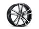 Kraze Lusso Gloss Black Machined 6-Lug Wheel; 22x9.5; 30mm Offset (04-15 Titan)