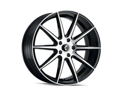 Kraze Cosmos Gloss Black Machined 5-Lug Wheel; 17x8; 38mm Offset (05-15 Tacoma)