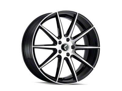 Kraze Cosmos Gloss Black Machined 5-Lug Wheel; 18x8; 40mm Offset (05-15 Tacoma)