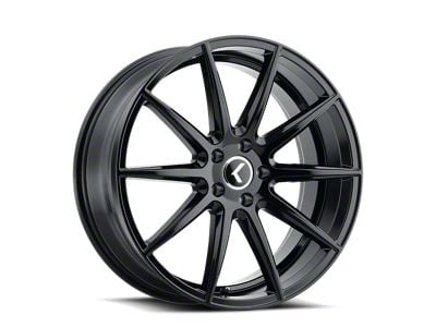 Kraze Cosmos Gloss Black 5-Lug Wheel; 17x8; 38mm Offset (05-15 Tacoma)