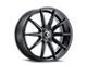 Kraze Cosmos Gloss Black 5-Lug Wheel; 17x8; 38mm Offset (05-15 Tacoma)