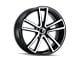 Kraze Lusso Gloss Black Machined 5-Lug Wheel; 20x8.5; 38mm Offset (05-15 Tacoma)